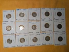 Lot of 15 Roosevelt Dimes 1940-1964 90% Silver - 15 coins