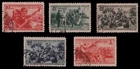 Russia / Soviet Union 1940 - Mi No. 736-740 used / used - Western Ukraine