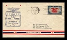 US COVER AIR MAIL FDC SCOTT C23 NATIONAL AIR MAIL WEEK ST PETERSBURG FLORIDA