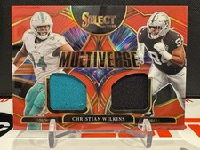 2025 Panini Select - Multiverse Christian Wilkins #MVJ-CWK Red Prizm (MEM)