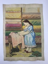 Fernando Botero COA Art Painting Original Drawing Vintage Paper Signed