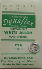Eta 1080 -1 part: mainspring #770 * Dynaflex white alloy *