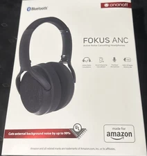 Active Noise Cancellation Bluetooth Headphones wit Built-in Mic, Made for Amazon