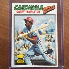 1977 Topps Garry Templeton #161 Cardinals RC All-Star Rookie SS Vintage Card. rookie card picture