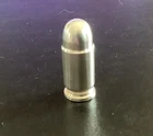 1oz .999 Fine Silver Bullet .45 Caliber ACP