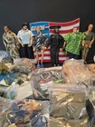 Vintage GI Joe 12" Action Figure Lot of 6 Plus Mego Action Jackson 70s 90s Estat