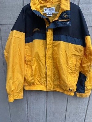 Men's 3 in 1 Columbia Interchange Bugaboo Winter Jacket Coat Yellow  Sz Large