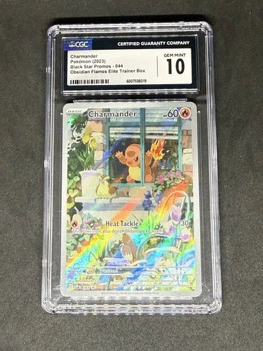 Charmander #044 - Black Star Promo - Obsidian Flames Holo: CGC 10 Gem Mint