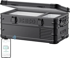 ICECO APL20 Portable Refrigerator 21 Qts 12 Volt Fridge Freezer Electric Cooler