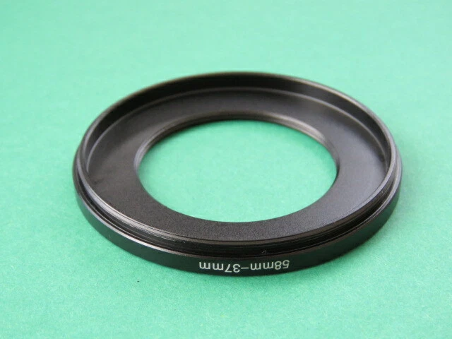 58mm-37mm Stepping Step Down Male-Female Lens Filter Ring Adapter 58mm-37mm - Image 2 of 2