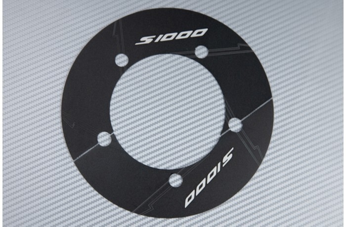 Protection de couronne en alu anodisé noir pour moto BMW S1000R anti-corrosion