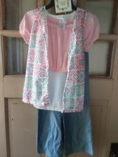 Forever Me Girls Three Piece Outfit Size XS 4/5 NEW WITH TAGS