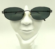 Vintage Safilo Emozioni Violet Metal Oval Sunglasses Italy FRAMES ONLY