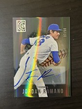 Jordan Romano 2022 Capstones Autograph /50 #88 Auto Signature SSP Blue Jays Star