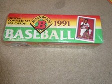 1991 Bowman Factory Baseball Card Set Sealed