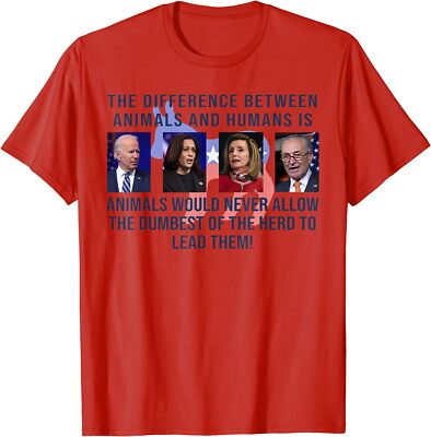 Biden Never Allow The Dumbest To Lead Democrats Gift Unisex T-Shirt