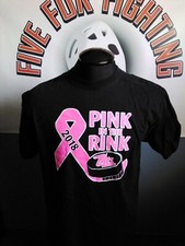 PETERBOROUGH PETES PINK IN THE RINK T-SHIRT OHL CHL YZERMAN 
