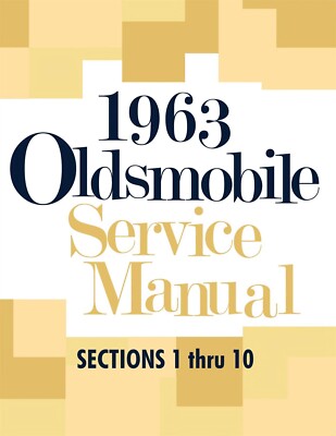 1963 Oldsmobile Service Manual (2-Volume Set)