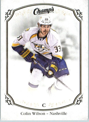 2015-16 Upper Deck Champ's #96 Colin Wilson - NM-MT *WE COMBINE S/H* - 第 1/1 張圖片