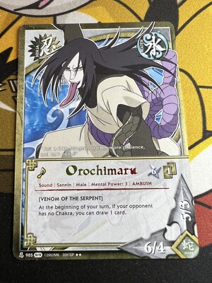Orochimaru - 985 - Rare NM Naruto CCG Path of Pain 2B3 Rainbow