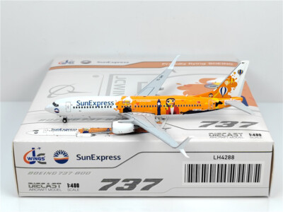 1:400 JC Wings SunExpress BOEING B737-800 Passenger Airplane Diecast Model