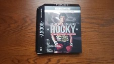 Rocky Ultimate Knockout Collection 4K Bluray Slipcover Only slipcase NO discs