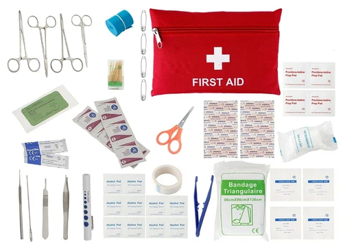 Advanced Surgical Suture Kit, First Aid Medical Travel Trauma Pack, 50 Pieces