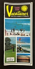1991 Cape Cod MA Vacationer Tourist Recreation Lodging Ads VTG Travel Brochure