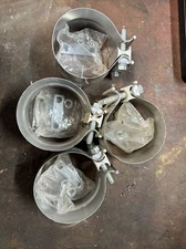 4" inch 4 pack Lap Joint Clamp Heavy Duty Exhaust Band Clamp