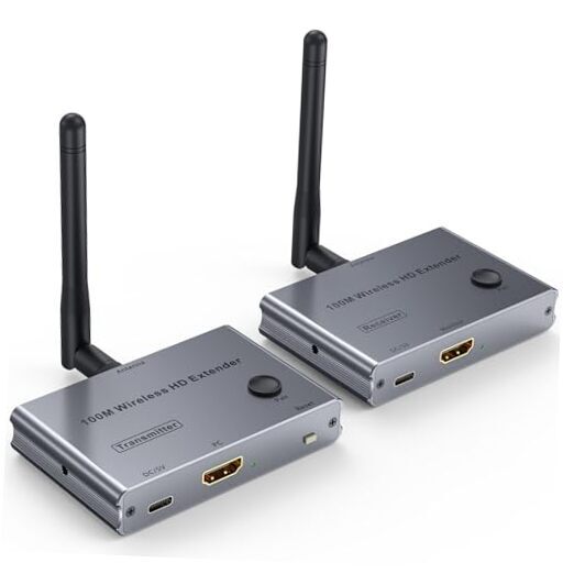 Wireless HDMI Transmitter and Receiver 4K@30Hz HDMI Wireless Extender Kit