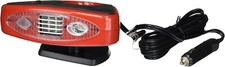Roadshock Portable 12 Volt Auto Car Heater/Defroster with Light NEW