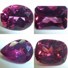 Natural Garnet Rhodolite Rose Oval,Pear,Emerald,Cushion Gems Fine Cut AA 