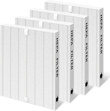 4 Pack AP-1512HH True HEPA Air Filter Replacement for Coway Airmega 200M Series 