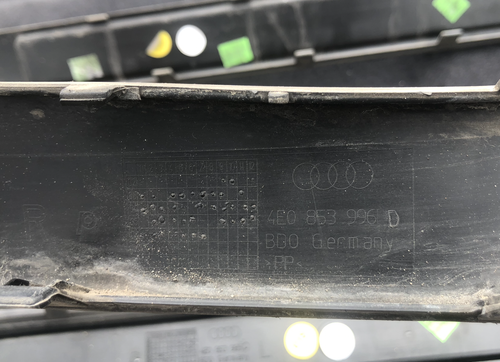 2007-2010 Audi S8 Door Sill Scuff Molding Trim OEM SET - Picture 6 of 7