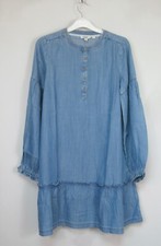 Fat Face Womens Denim Blue Florence Tencel Dress Size 6 - 22 - New