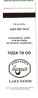 Lanza's Restaurant Matchbook Cover King's Beach Lake Tahoe 20 Strike icmsc5