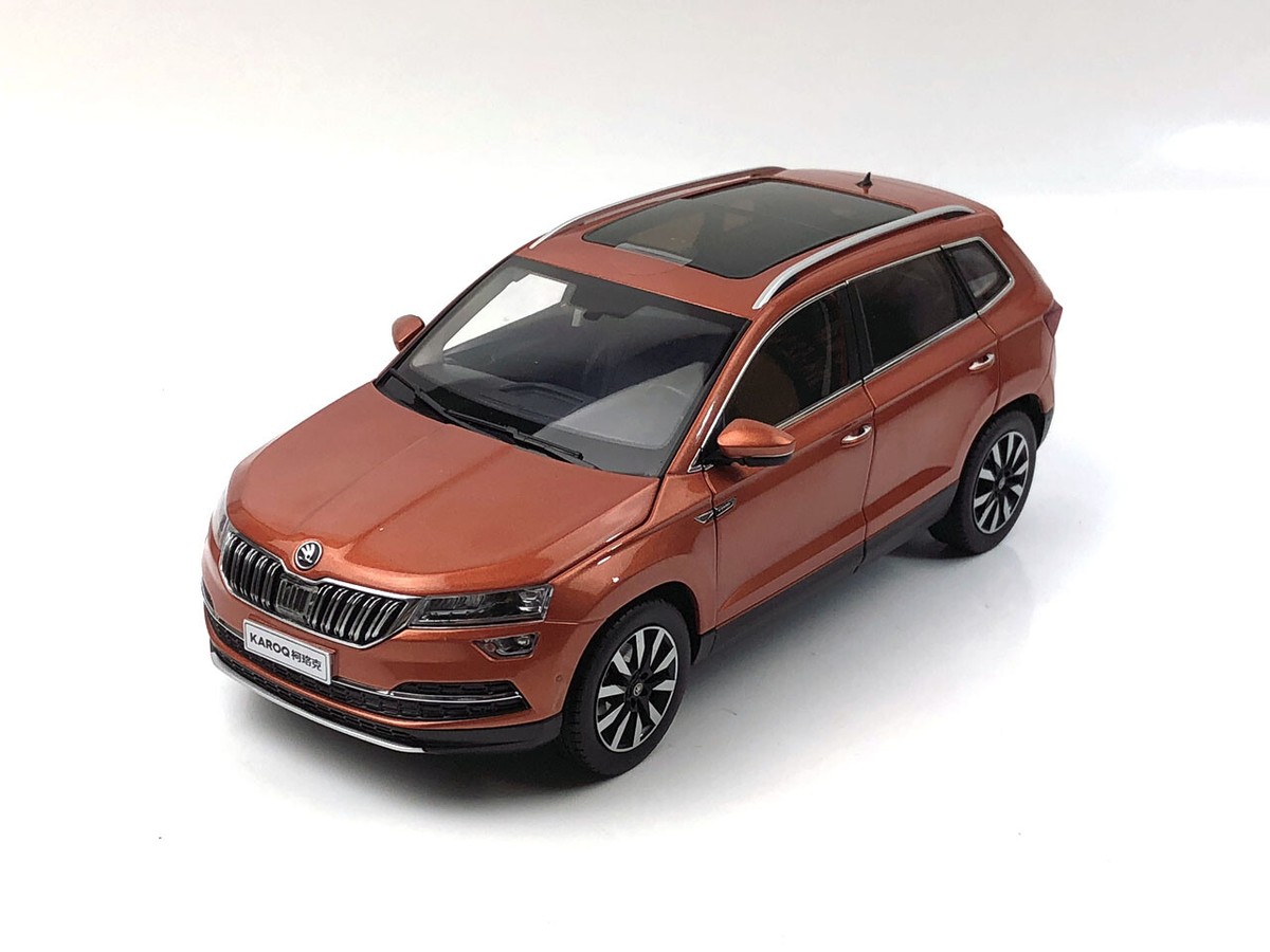 1:18 SKODA KAROQ Orange 2018 SUV Die-Cast Metal Model | eBay