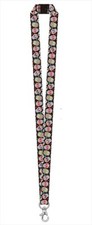 SUGAR SKULLS LANYARD - SMOOTH  SHINY
