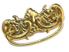 Victorian Drawer Pull With 3" Center For Dresser Chest Vanity