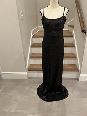 BCBG MAX AZRIA Elegant Black Evening Gown Size M New With Tag