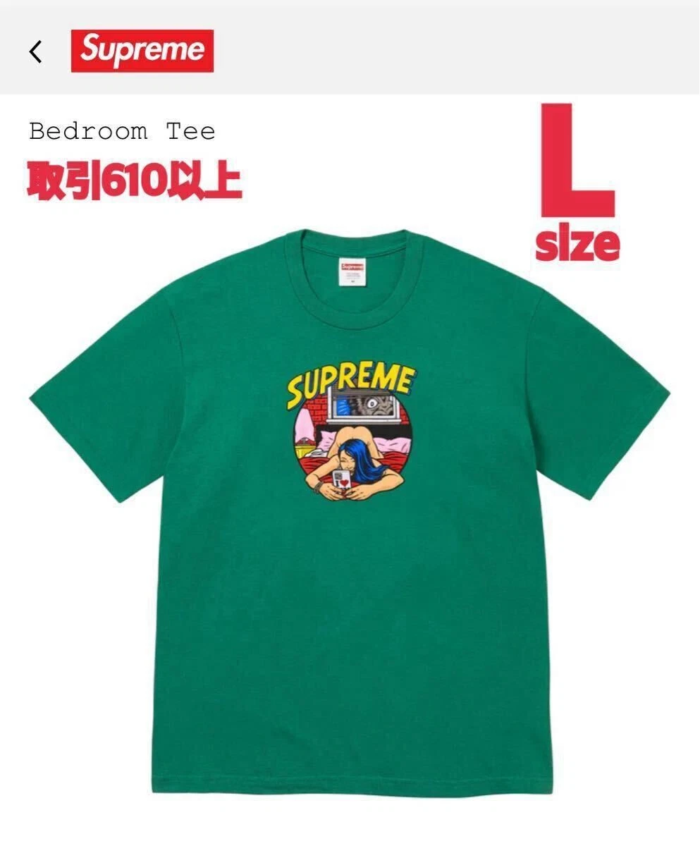 Supreme 2025SS Bedroom Tee vert pin taille L Supreme Bedroom TEE SHIRT pin