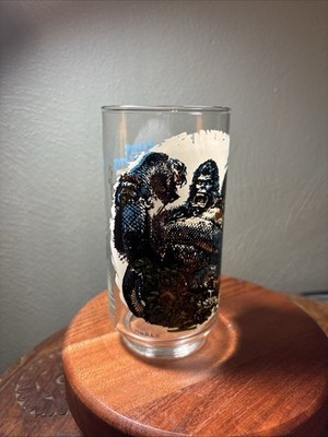 Vintage 1976 King Kong Coca-Cola Promo Glass Dino De Laurentiis Collectible