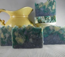 Sea Salt, Shea, Cocoa Butter Artisan Goat Milk Soap Homemade Handmade