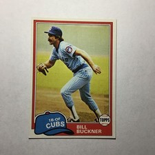 1981 Topps - Bill Buckner #625