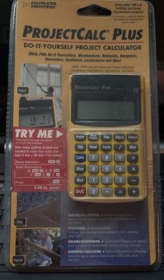 NEW ProjectCalc Plus DIY Project Calculator Calculated Industries Model 8525C