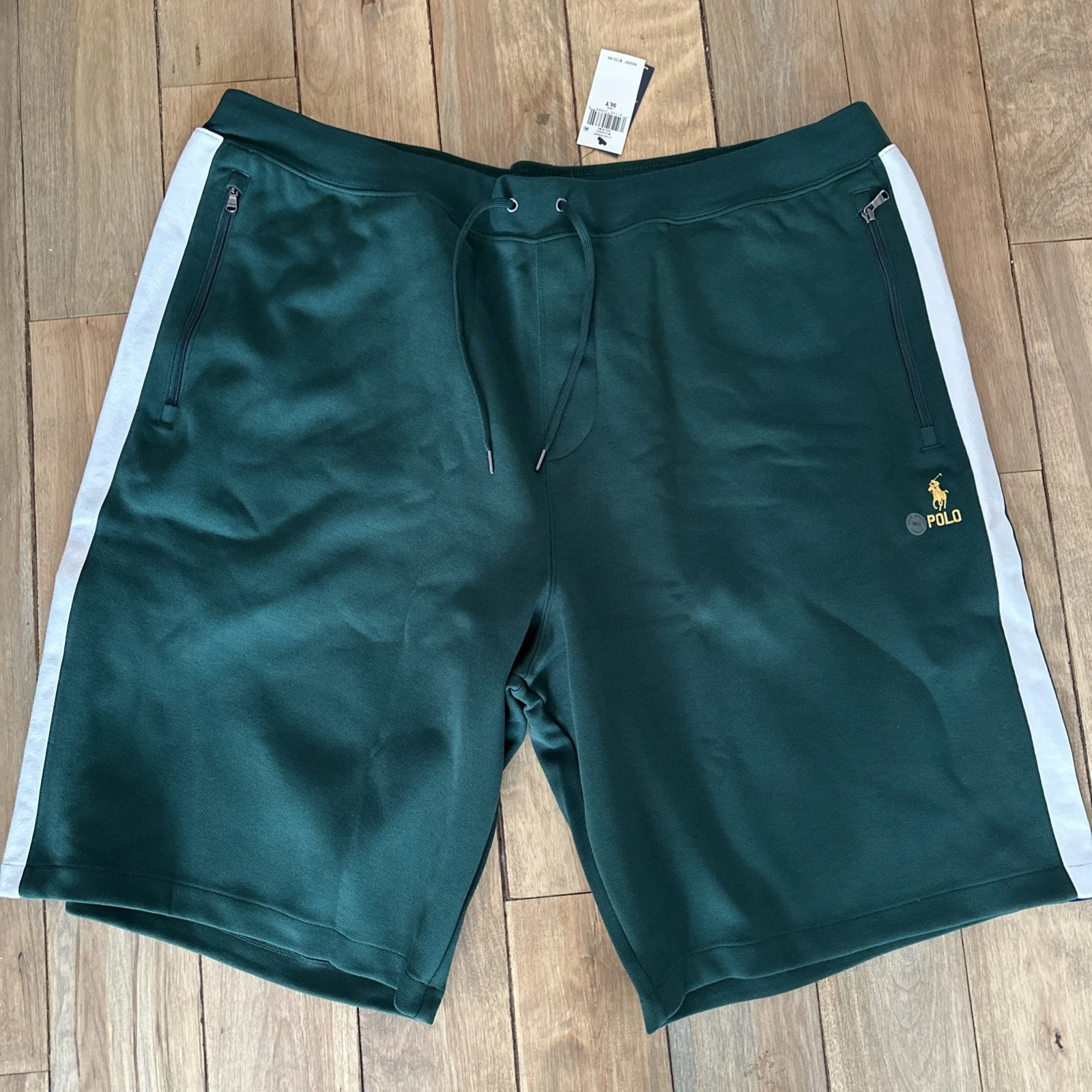 Polo RALPH LAUREN Big & Tall Athletic Shorts Size 3XB Green MSRP $125 NWT