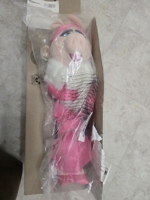 Disney Store Muppets Miss Piggy Diva Plush Figure 19'' (Pink Dress) New With Tags