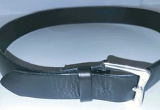 The Gap Mens Small Genuine Italian Leather Belt Black