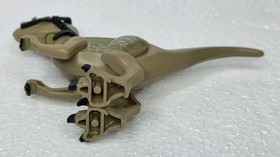 Genuine Lego Dinosaur Figure: &ldquo;Delta&rdquo; From Jurassic World 75917 Raptor Rampage