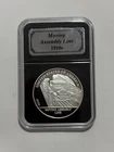 .999 Fine Silver 1 oz Round American History Moving Assembly Line 1910s